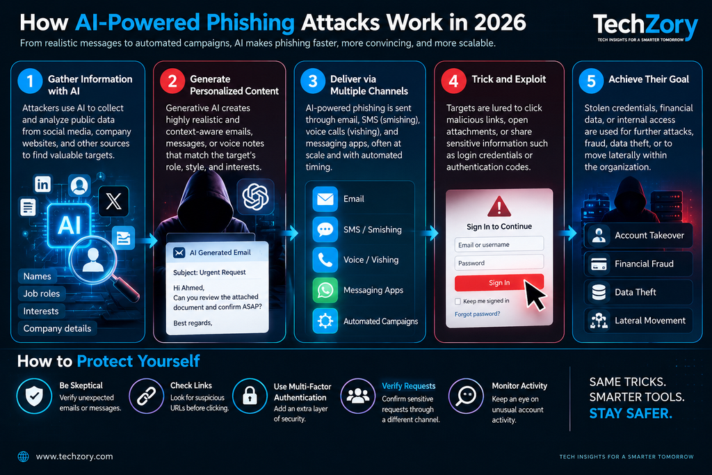 How AI-powered phishing attacks work in 2026 from reconnaissance to exploitation