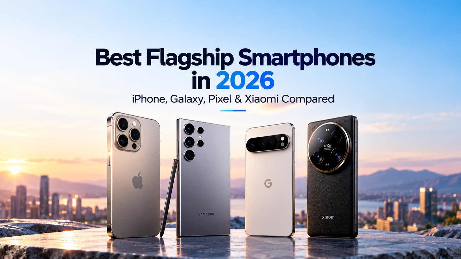 Best flagship smartphones in 2026 comparing iPhone 18 Pro Max Galaxy S26 Ultra Pixel 11 Pro XL and Xiaomi 17 Ultra