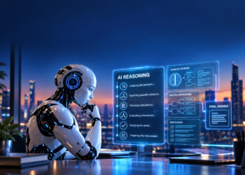 AI reasoning models in 2026 using longer thinking time to analyze complex problems