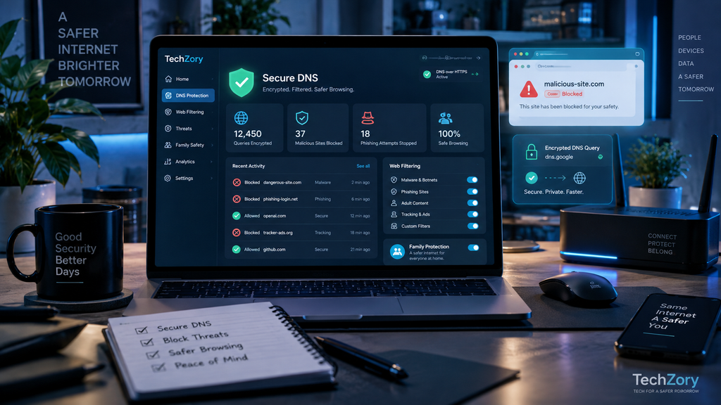 Secure DNS and web filtering for blocking malicious and phishing domains in 2026