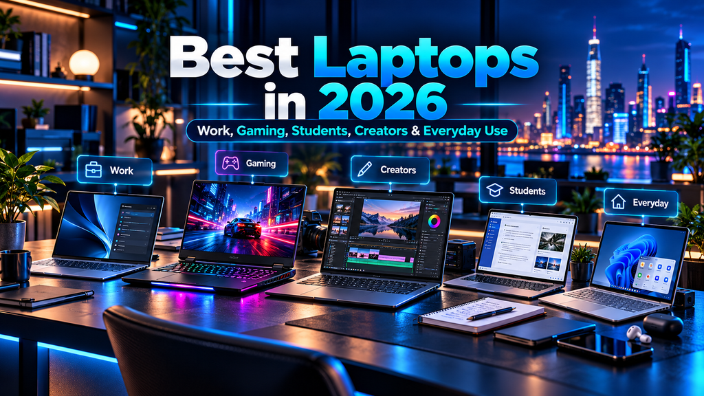 Best laptops in 2026 for work, gaming, students, creators, and everyday use