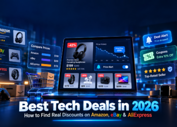 Best tech deals in 2026 on Amazon, eBay, and AliExpress with price comparison, deal alerts, coupons, and seller ratings