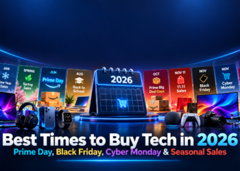 Best times to buy tech in 2026 including Prime Day, Black Friday, Cyber Monday, 11.11, back-to-school, and seasonal sales