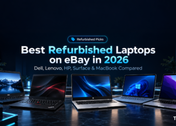 Best refurbished laptops on eBay in 2026 featuring Dell, Lenovo, HP, Microsoft Surface and Apple MacBook