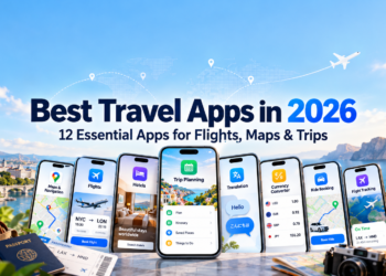 Best travel apps in 2026 for flights, maps, hotels, translation, currency, ride booking, and trip planning