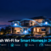 Mesh Wi-Fi for smart homes in 2026 with Wi-Fi 7, multiple mesh nodes, whole-home coverage, security, and high-performance connectivity