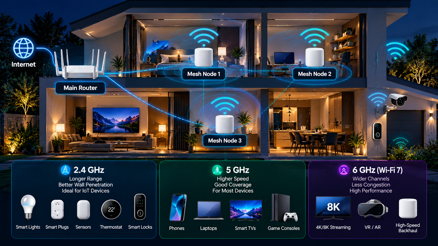 Mesh Wi-Fi for Smart Homes in 2026: Essential Wi-Fi 7 Guide